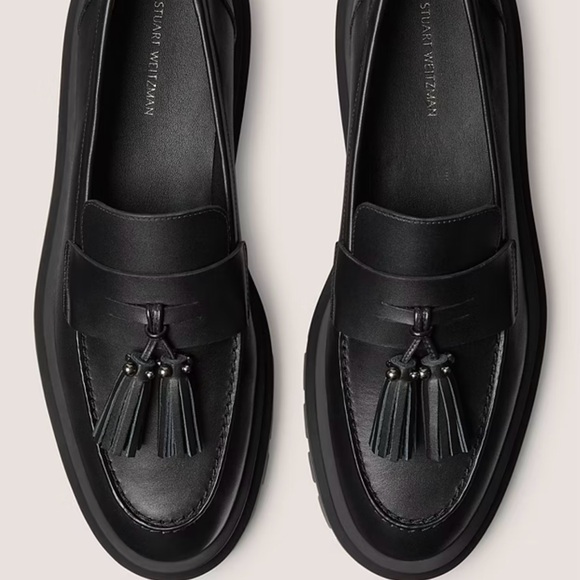 Stuart Weitzman ULTRA LUG TASSEL LOAFER size 9 - Picture 2 of 9